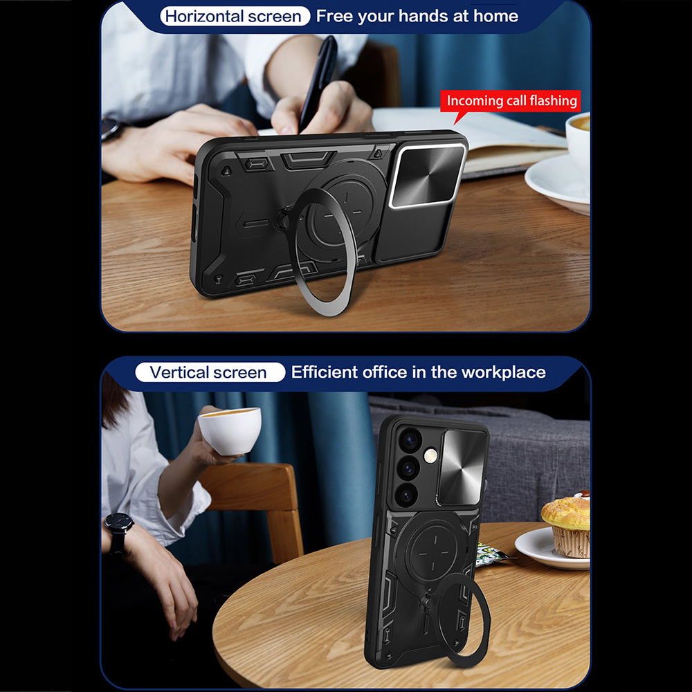 Hülle für Realme Note 70T, Techsuit, CamGuard Pro, Schwarz