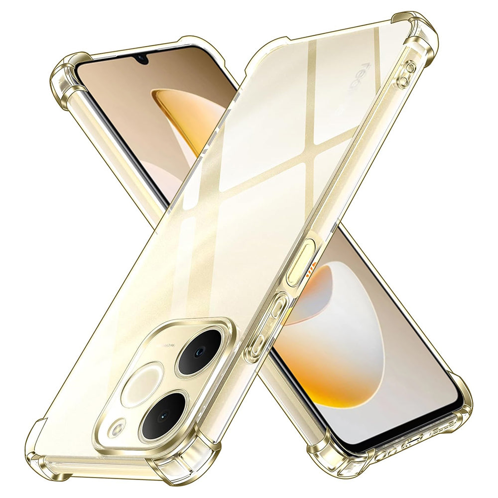 Hülle für Realme Note 70T, Techsuit, Shockproof Clear, Transparent