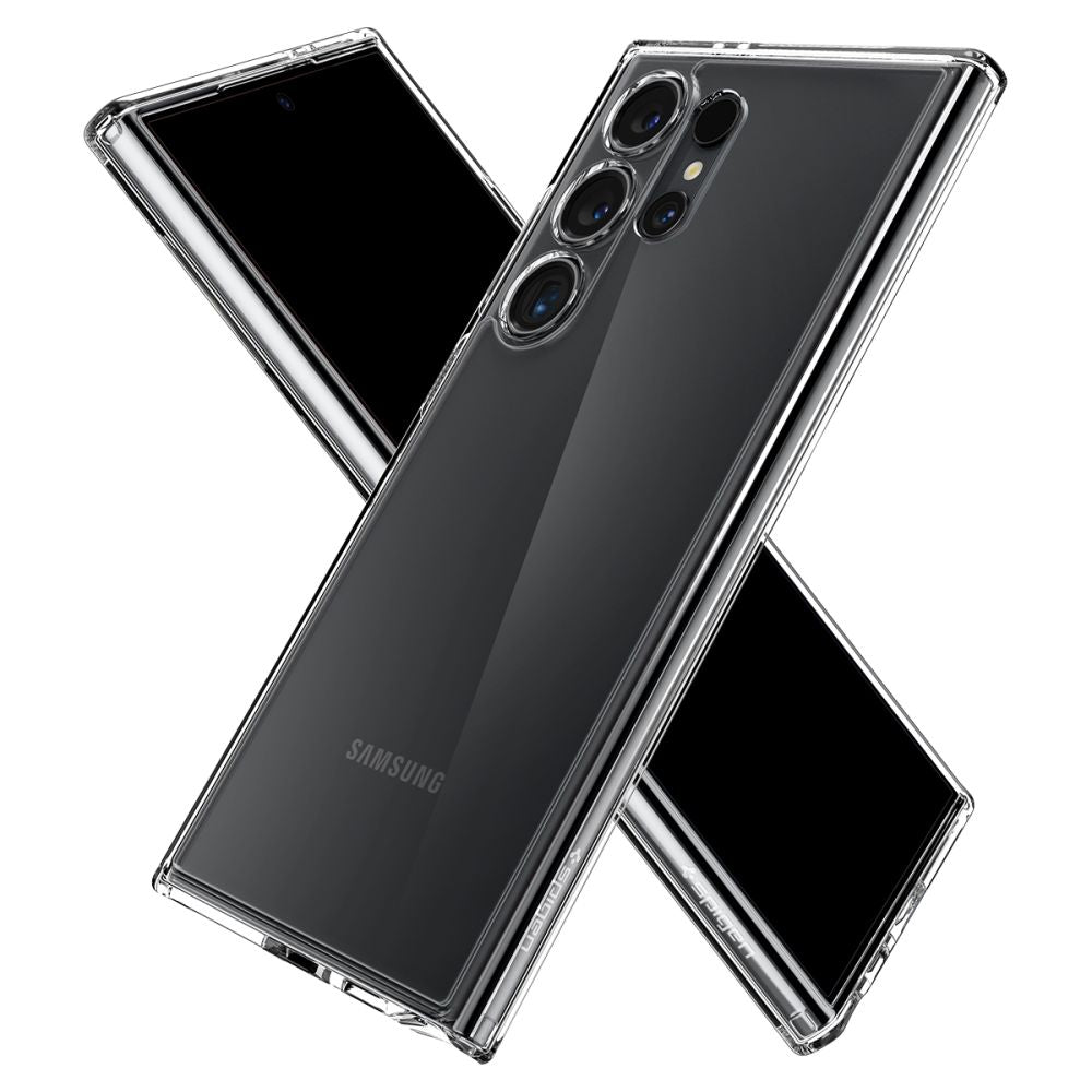 Spigen Ultra Hybrid Hülle für Samsung Galaxy S24 Ultra S928 | Transparent | MIL-STD