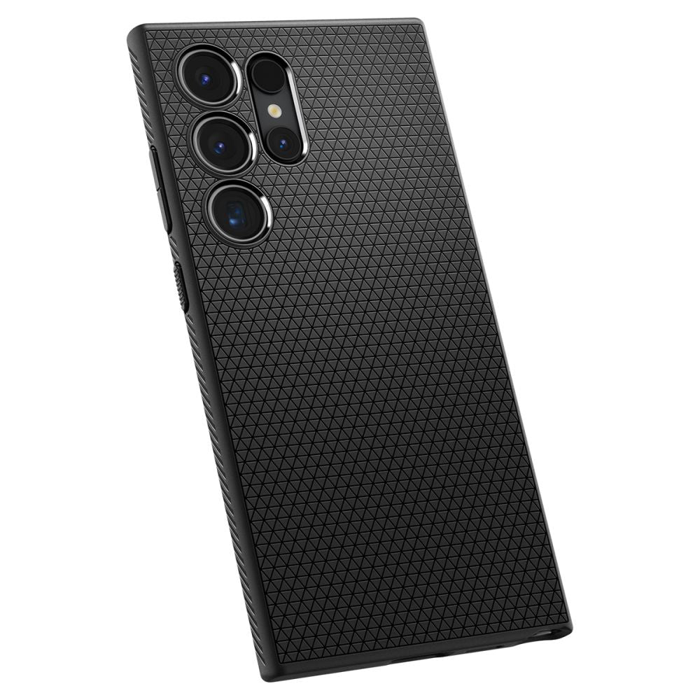 Hülle für Samsung Galaxy S24 Ultra S928, Spigen, Liquid Air, Schwarz ACS07287