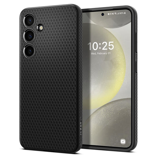 Gehäuse für Samsung Galaxy S24 S921, Spigen, Liquid Air, Schwarz
