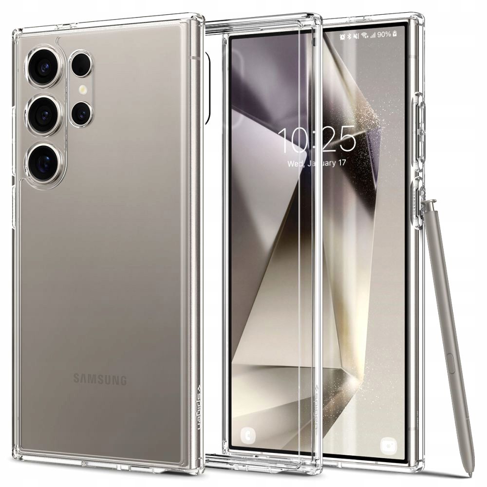 Spigen Ultra Hybrid Hülle für Samsung Galaxy S24 Ultra S928 | Transparent | MIL-STD
