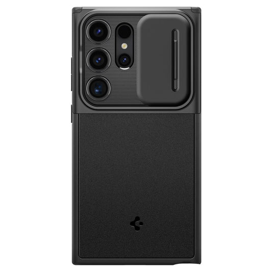 Tasche für Samsung Galaxy S24 Ultra S928, Spigen, OPTIK ARMOR, Schwarz ACS07313