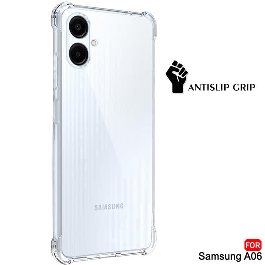 Hülle für Samsung Galaxy A06 A065, Techsuit, stoßfest klar, transparent