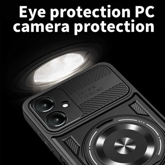 Hülle für Samsung Galaxy A07 4G A075, Techsuit, RuggedCam, Grau