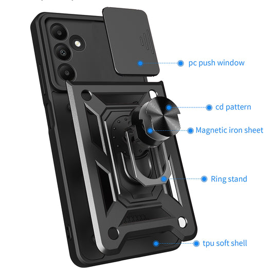 Hülle für Samsung Galaxy A15 5G A156 / A15 A155, Techsuit, CamShield, Blau