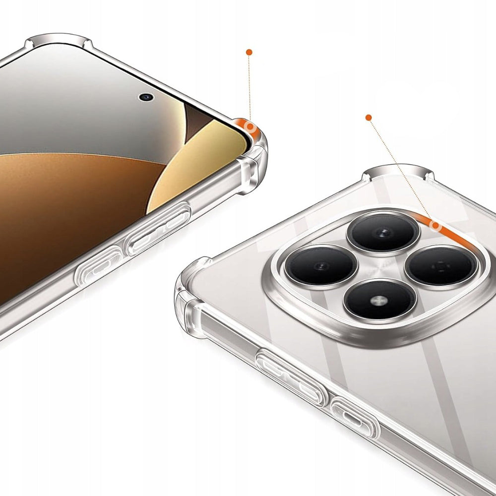 Hülle für Samsung Galaxy A27 5G, Techsuit, stoßfest klar, transparent