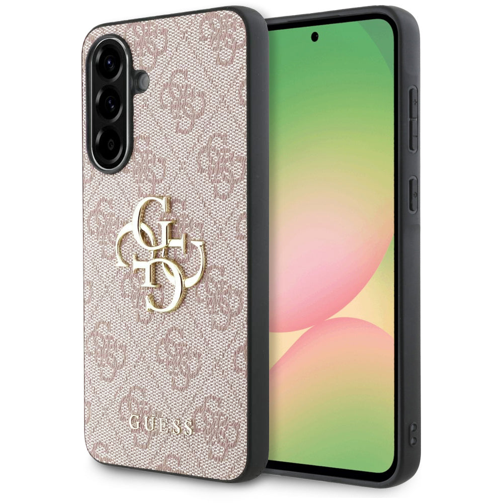 Case for Samsung Galaxy A36 A366, Guess, 4G Big Logo, Pink