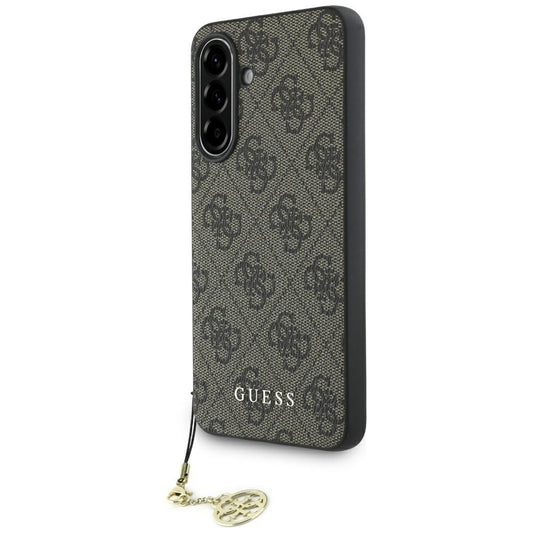 Hülle für Samsung Galaxy A36 A366, Guess, 4G Charm, Braun