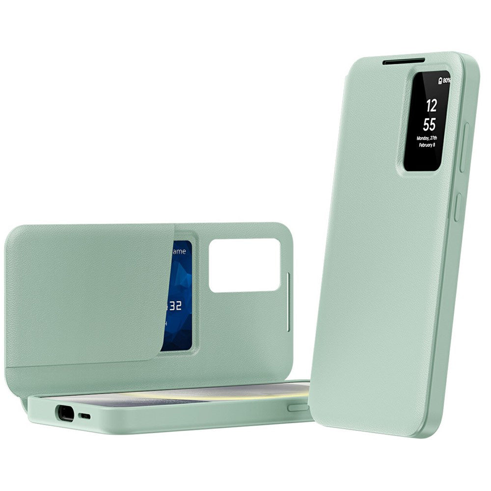 Hülle für Samsung Galaxy A37 5G, Techsuit, SmartView, Grün