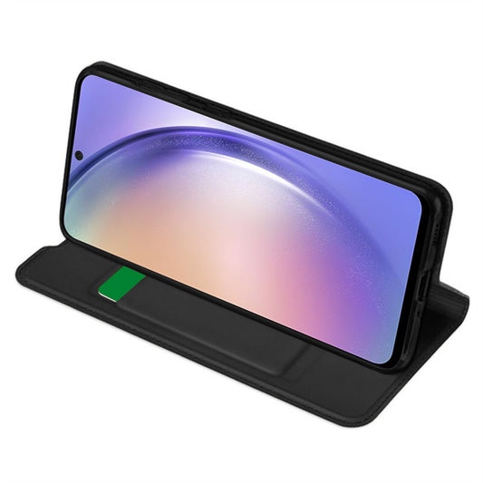 Hülle für Samsung Galaxy A54 A546, Techsuit, Magskin Book, Schwarz
