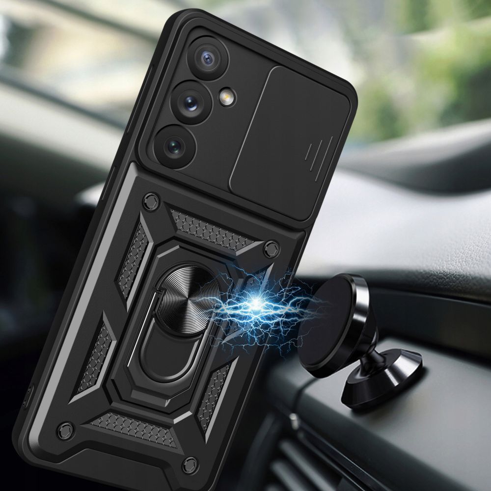 Hülle für Samsung Galaxy A55 5G A556, Techsuit, CamShield, Schwarz