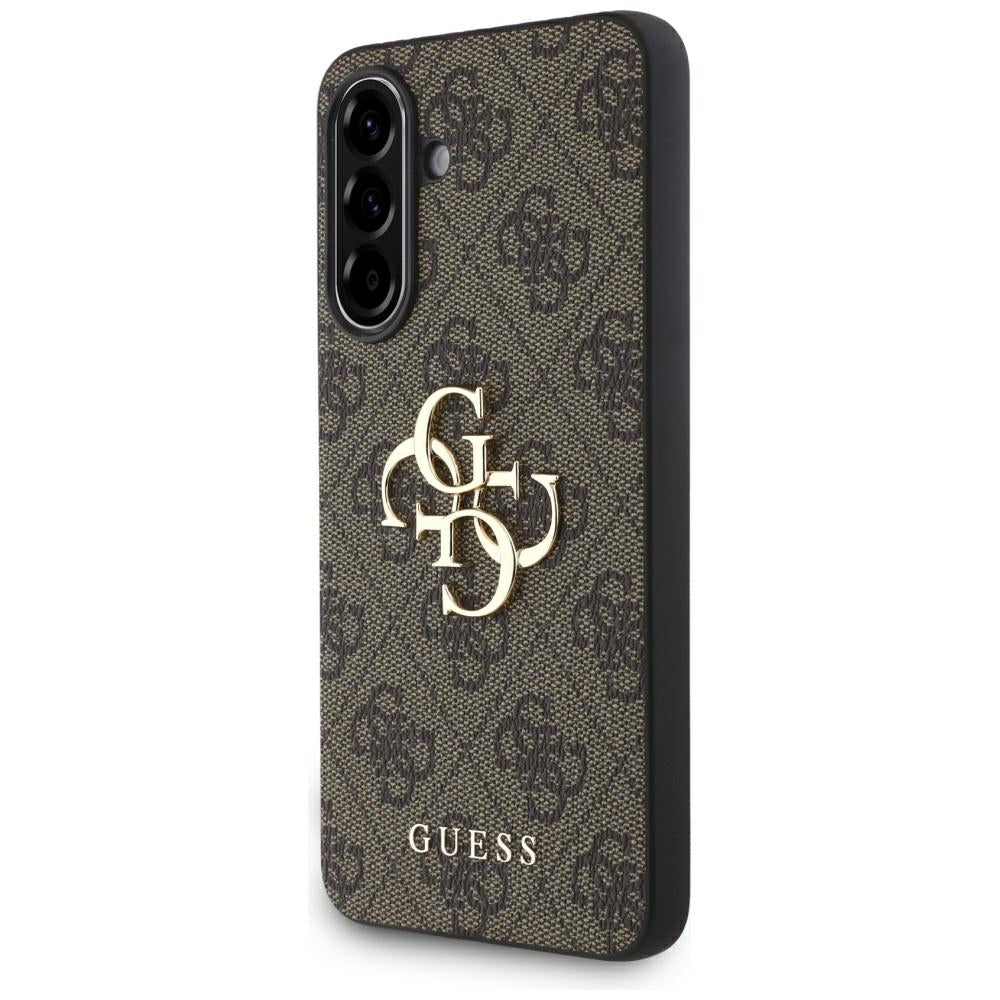 Case for Samsung Galaxy A56 A566, Guess, 4G Big Logo, Brown