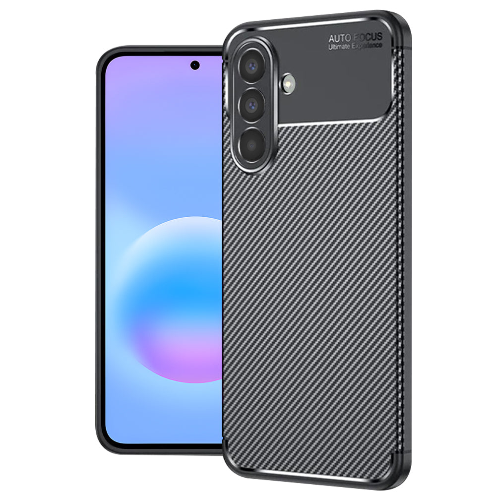 Hülle für Samsung Galaxy A57 5G, Techsuit, CarbonFiber, Schwarz