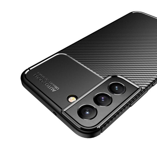 Hülle für Samsung Galaxy S22 5G S901, Techsuit, CarbonFiber, Schwarz