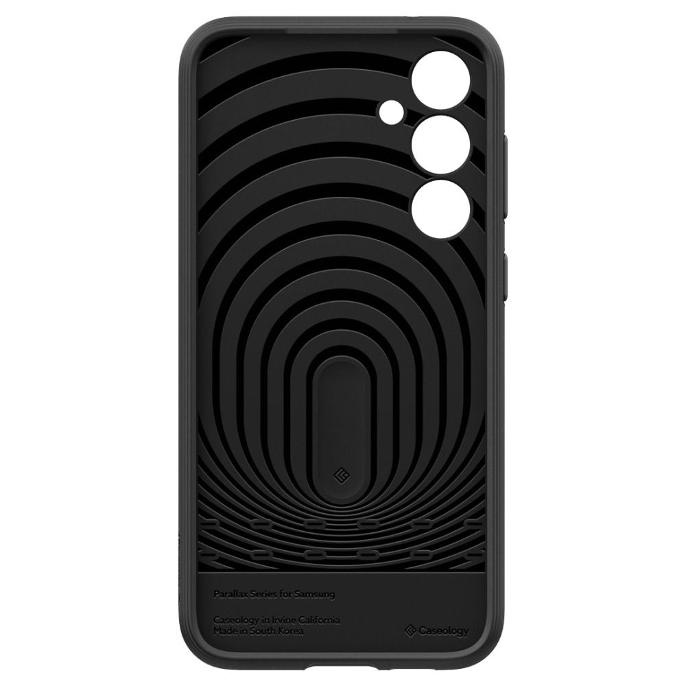 Hülle für Samsung Galaxy S23 FE S711, Spigen, Caseology Parallax, Mattschwarz