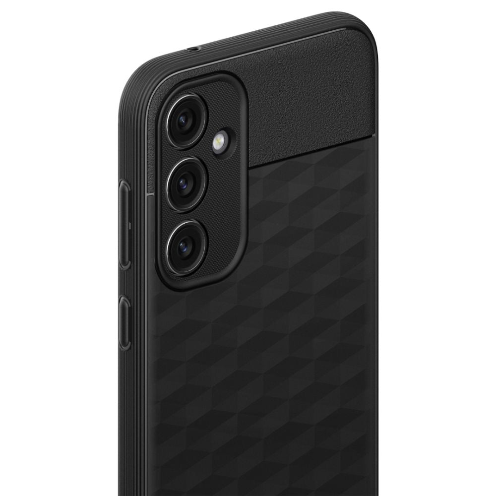 Hülle für Samsung Galaxy S23 FE S711, Spigen, Caseology Parallax, Mattschwarz