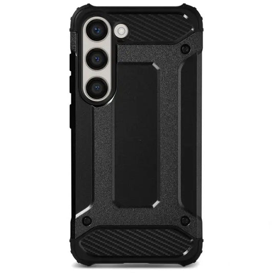Hülle für Samsung Galaxy S23+ S916, Techsuit, Hybrid Armor, Schwarz