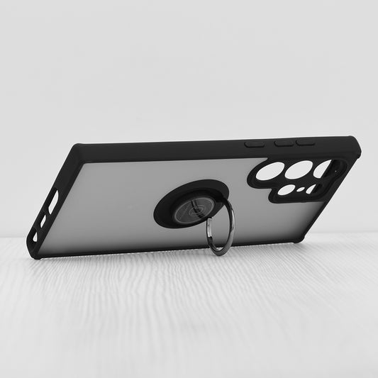 Hülle für Samsung Galaxy S23 Ultra S918, Techsuit, Glinth, Schwarz