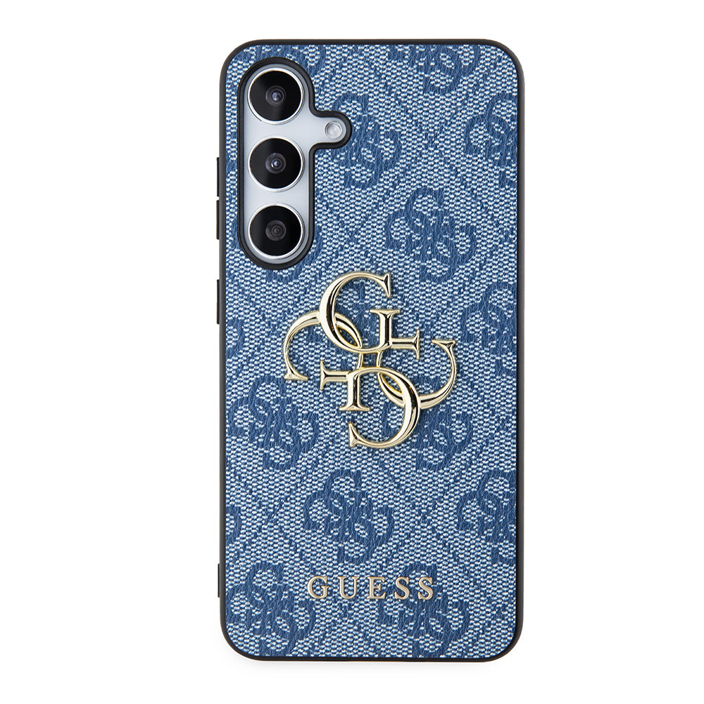 Hülle für Samsung Galaxy S24+ S926, Guess, 4G Big Logo, Blau