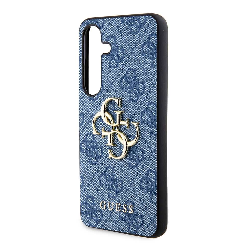 Hülle für Samsung Galaxy S24+ S926, Guess, 4G Big Logo, Blau