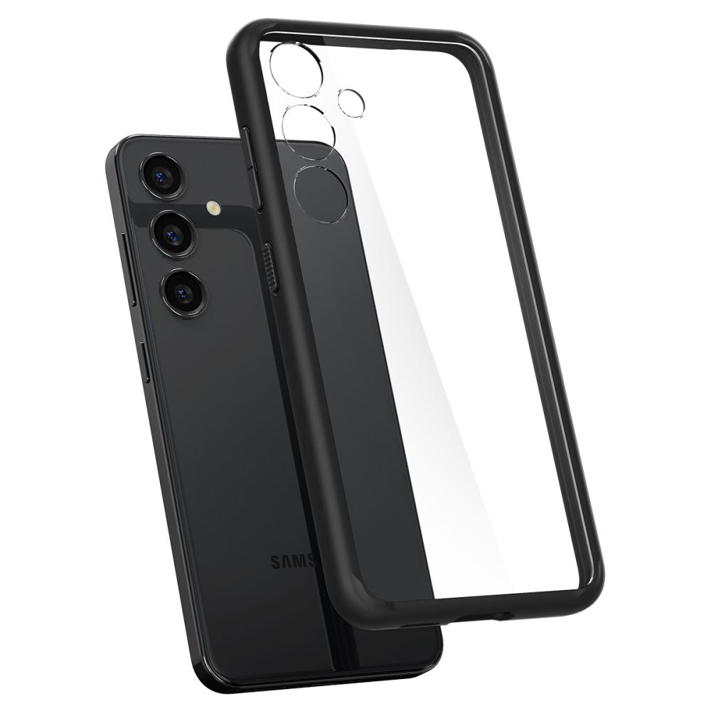 Hülle für Samsung Galaxy S24 S921, Spigen, Ultra Hybrid, Mattschwarz ACS07352