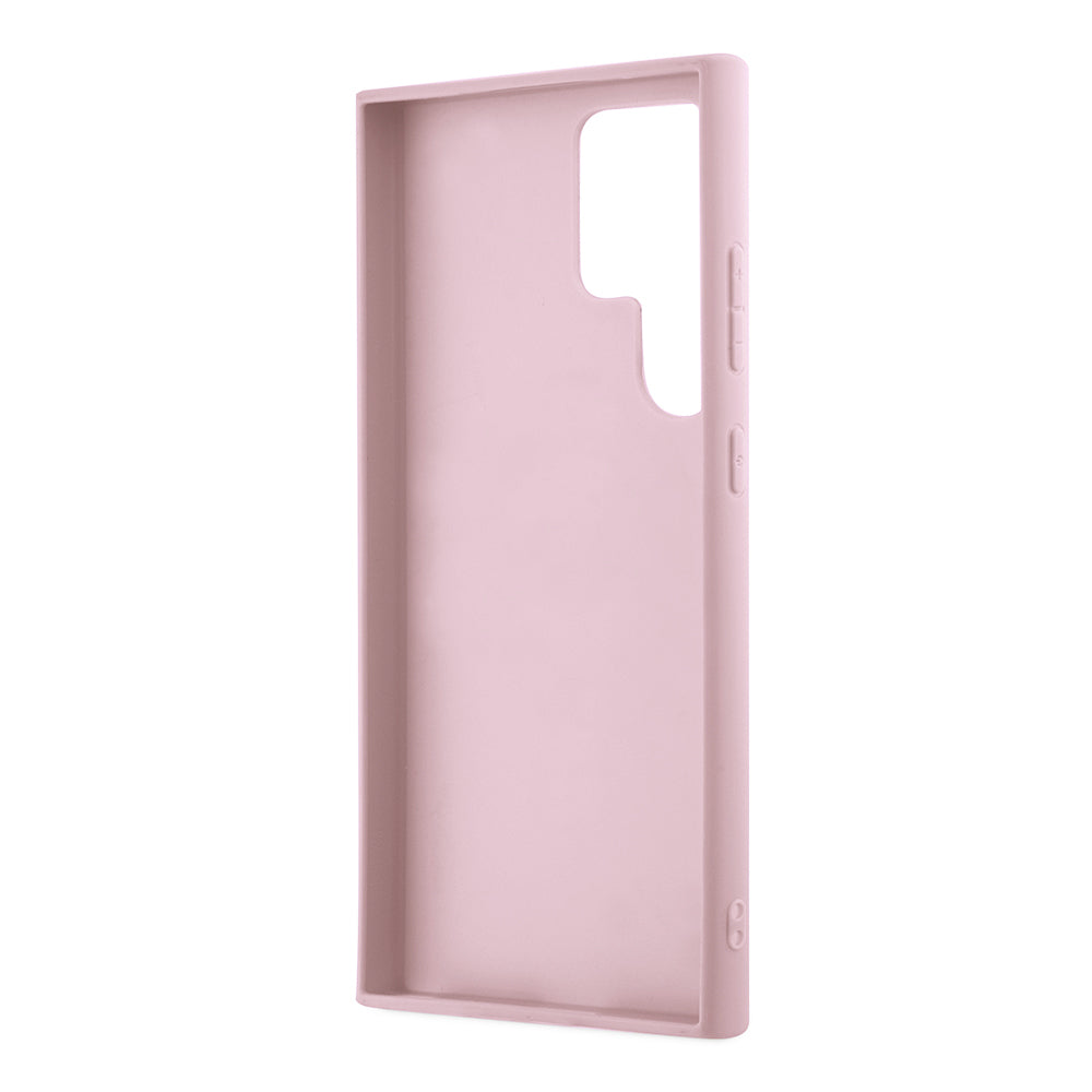 Case for Samsung Galaxy S24 Ultra S928, Guess, Glitter Script, Pink