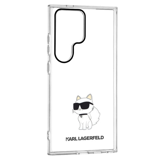 Hülle für Samsung Galaxy S24 Ultra S928, Karl Lagerfeld, IML Luxury Choupette, Transparent