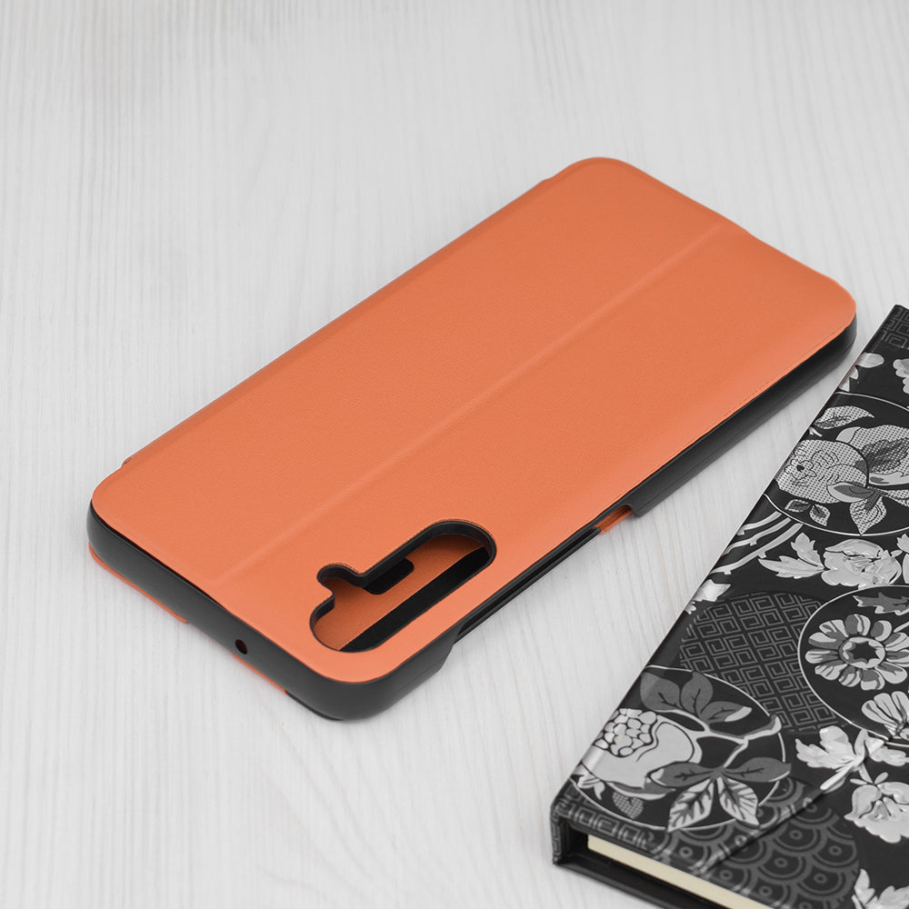 Hülle für Samsung Galaxy S25 FE, Techsuit, eFold, Orange