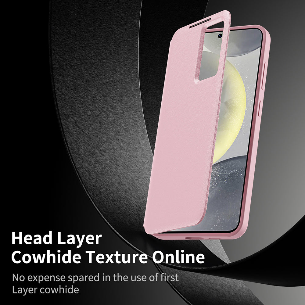 Case for Samsung Galaxy S25 FE, Techsuit, SmartView, Pink