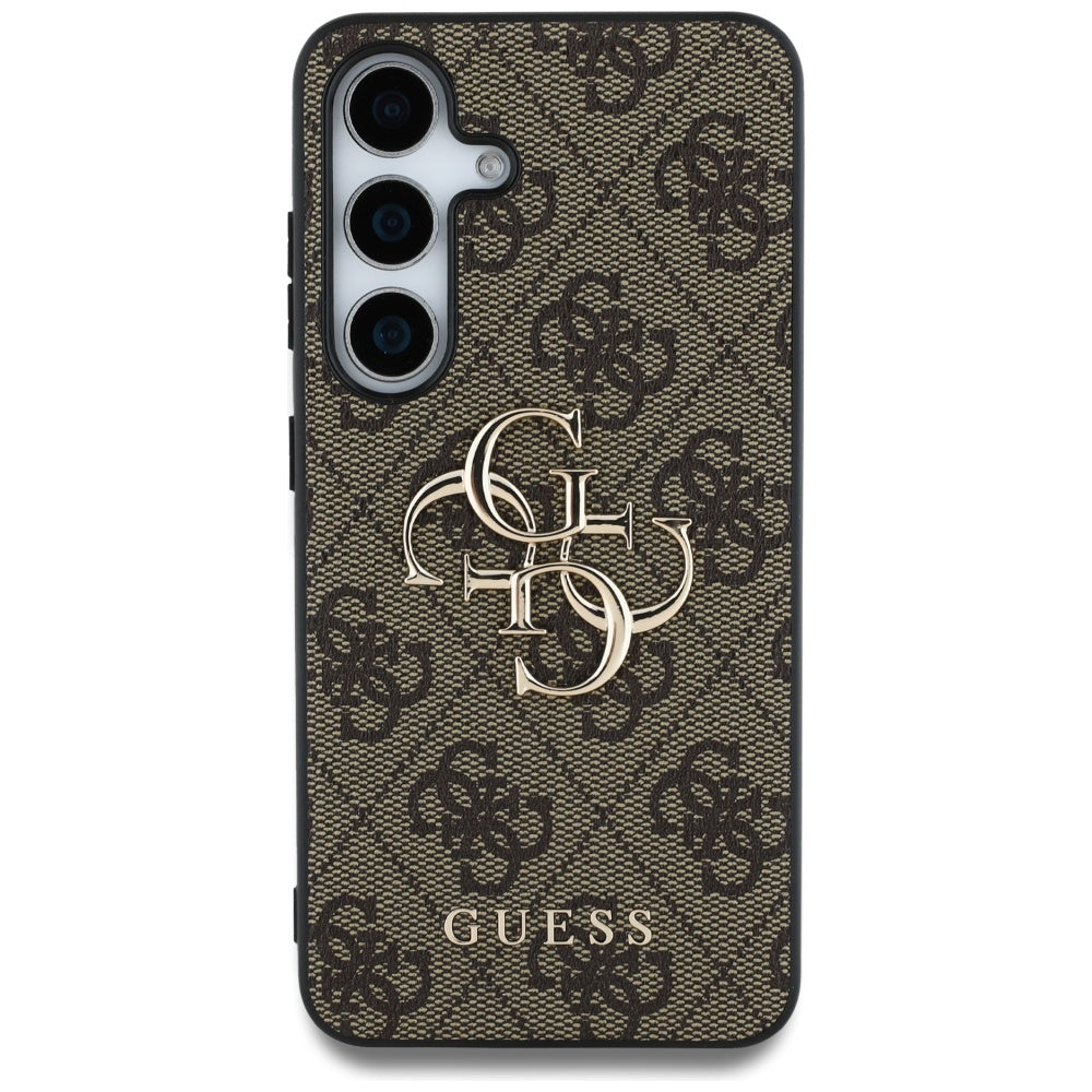 Case for Samsung Galaxy S25+ S936, Guess, 4G Big Logo, Brown