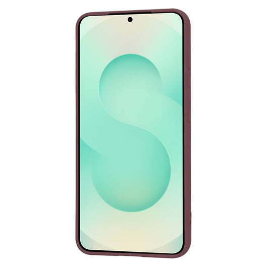 Hülle für Samsung Galaxy S25+ S936, Techsuit, SoftFlex, Weinrot