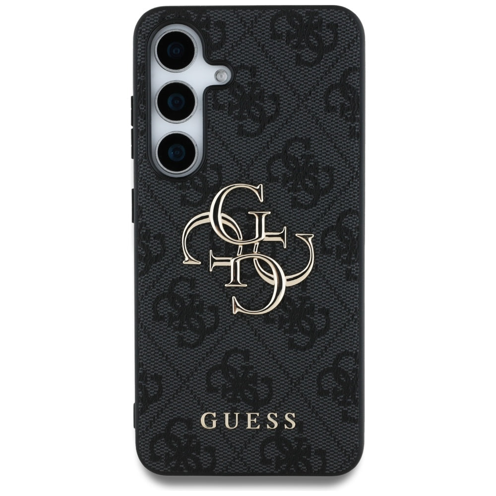 Hülle für Samsung Galaxy S25 S931, Guess, 4G Big Logo, Schwarz