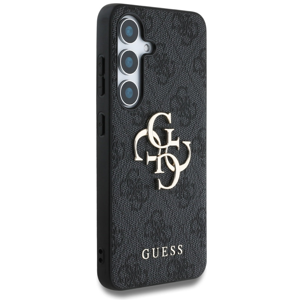 Hülle für Samsung Galaxy S25 S931, Guess, 4G Big Logo, Schwarz