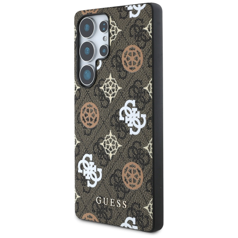 Case for Samsung Galaxy S25 Ultra S938, Guess, 4G Peony, Brown