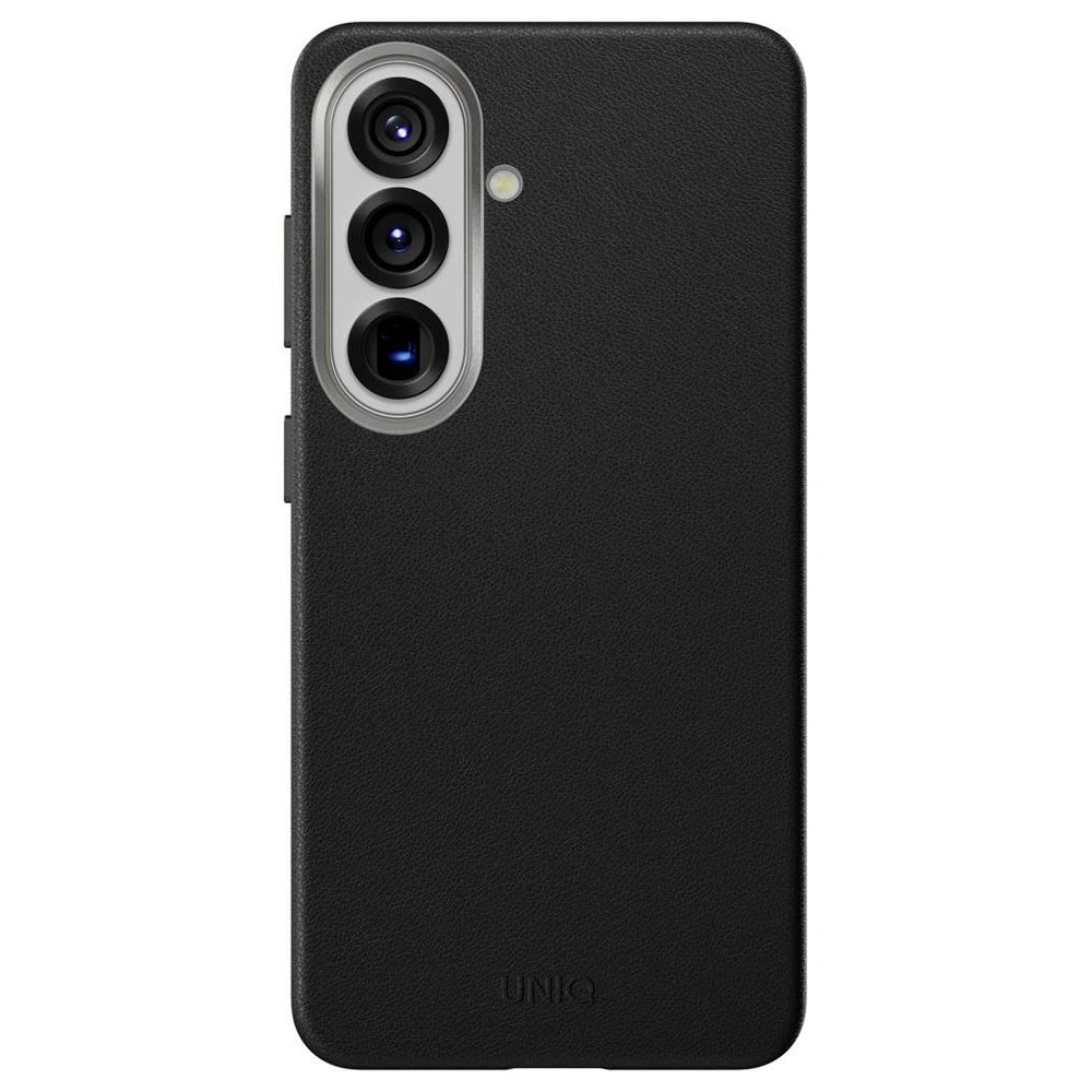 Hülle für Samsung Galaxy S26 S942, UNIQ, Lyden Leatherette, Schwarz