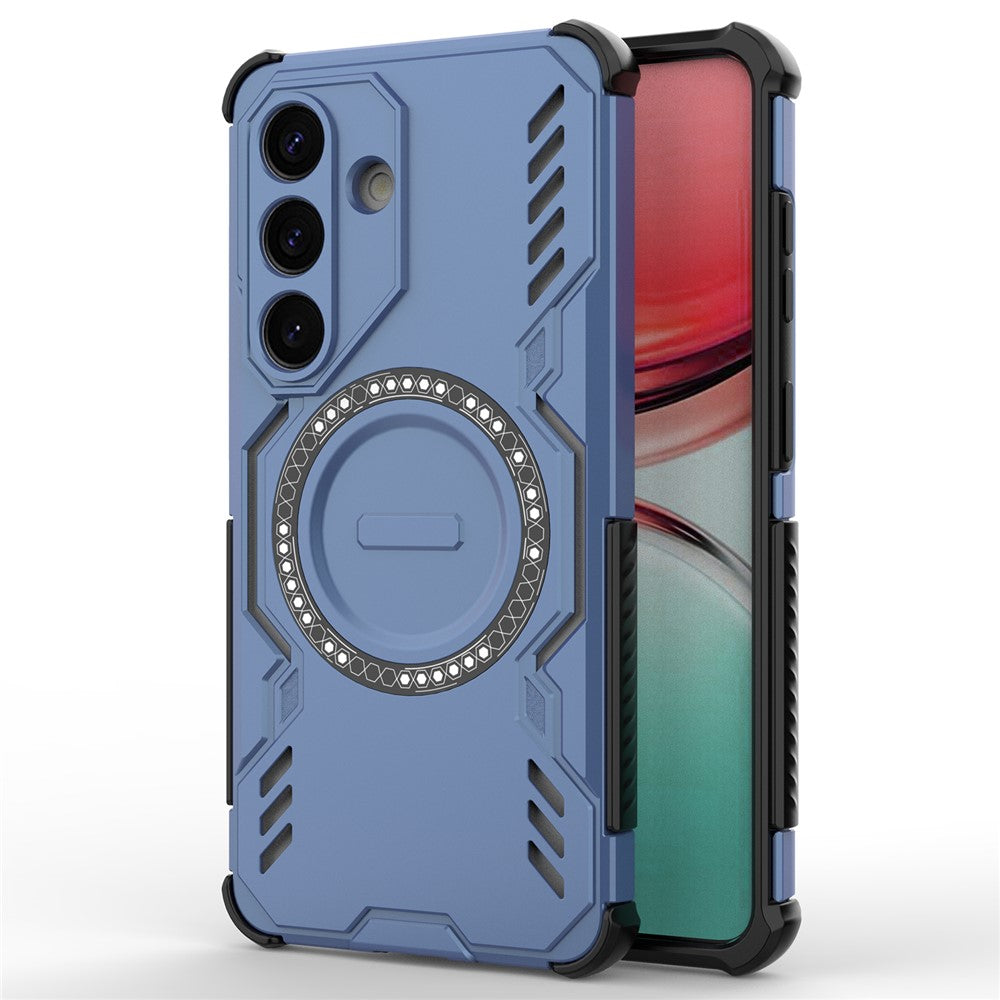 MagSafe Case for Samsung Galaxy S26, Techsuit, ArmorMag, Blue