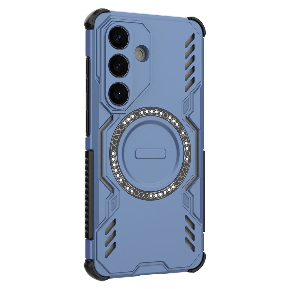 MagSafe Case for Samsung Galaxy S26, Techsuit, ArmorMag, Blue