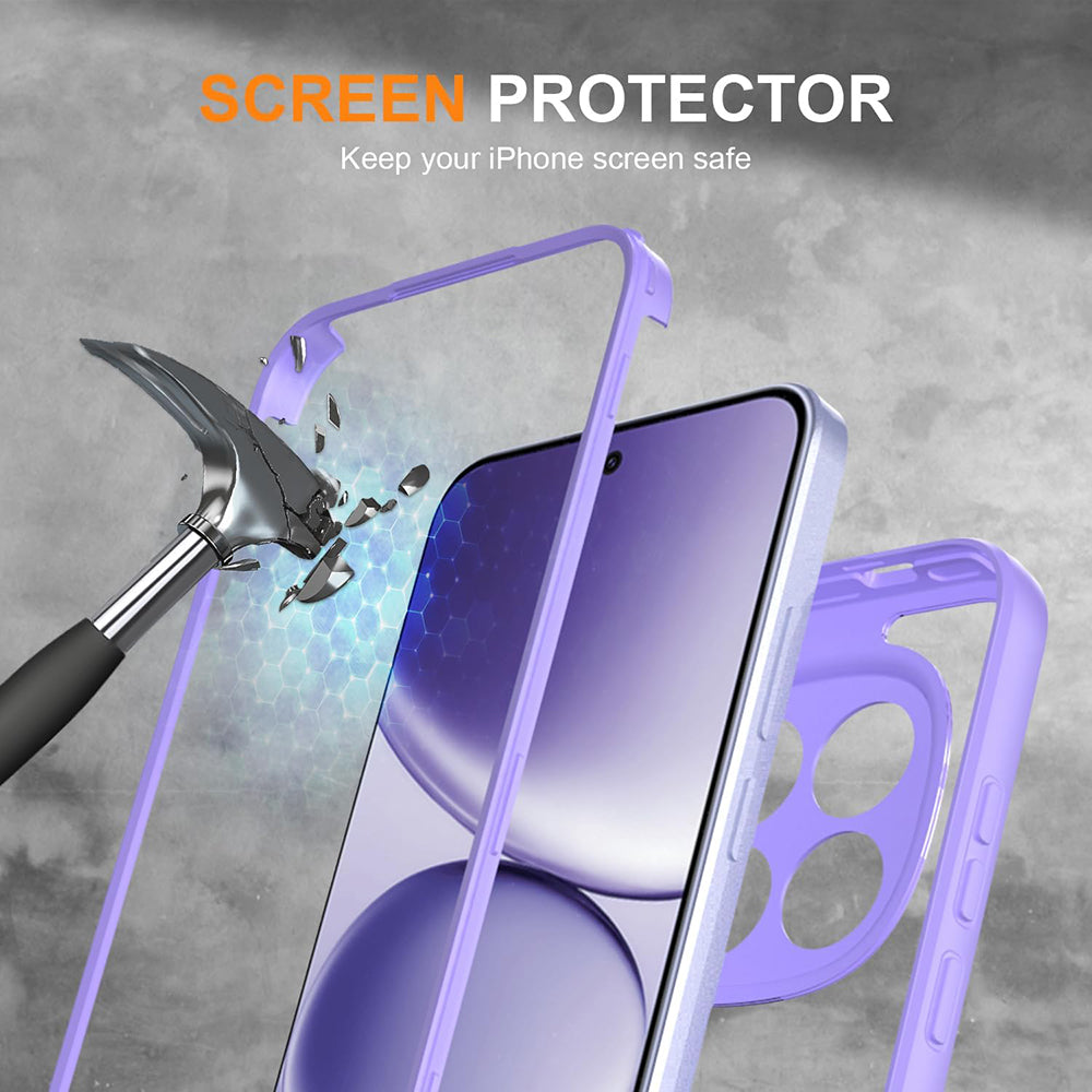 Hülle für Samsung Galaxy S26 S942, Techsuit, ColorVerse 360, Lila