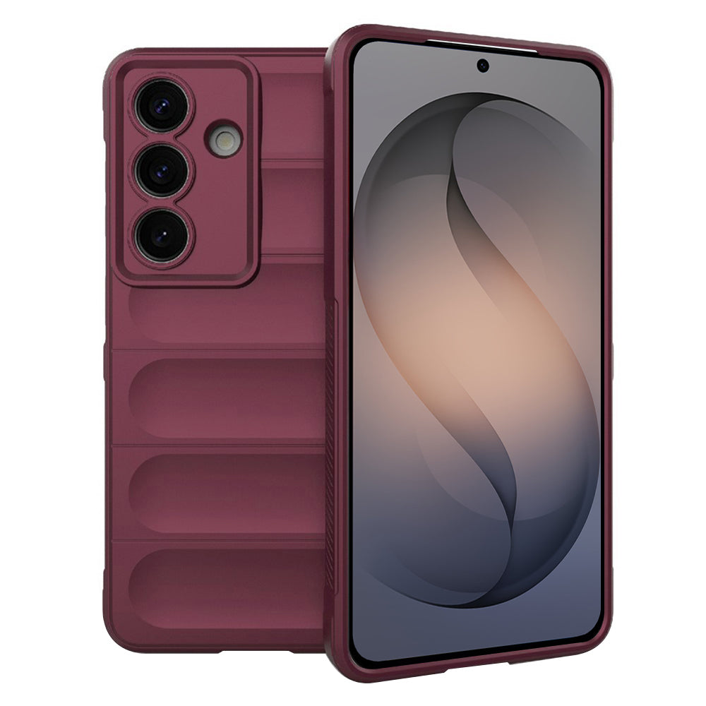 Hülle für Samsung Galaxy S26 S942, Techsuit, Magic Shield, Weinrot