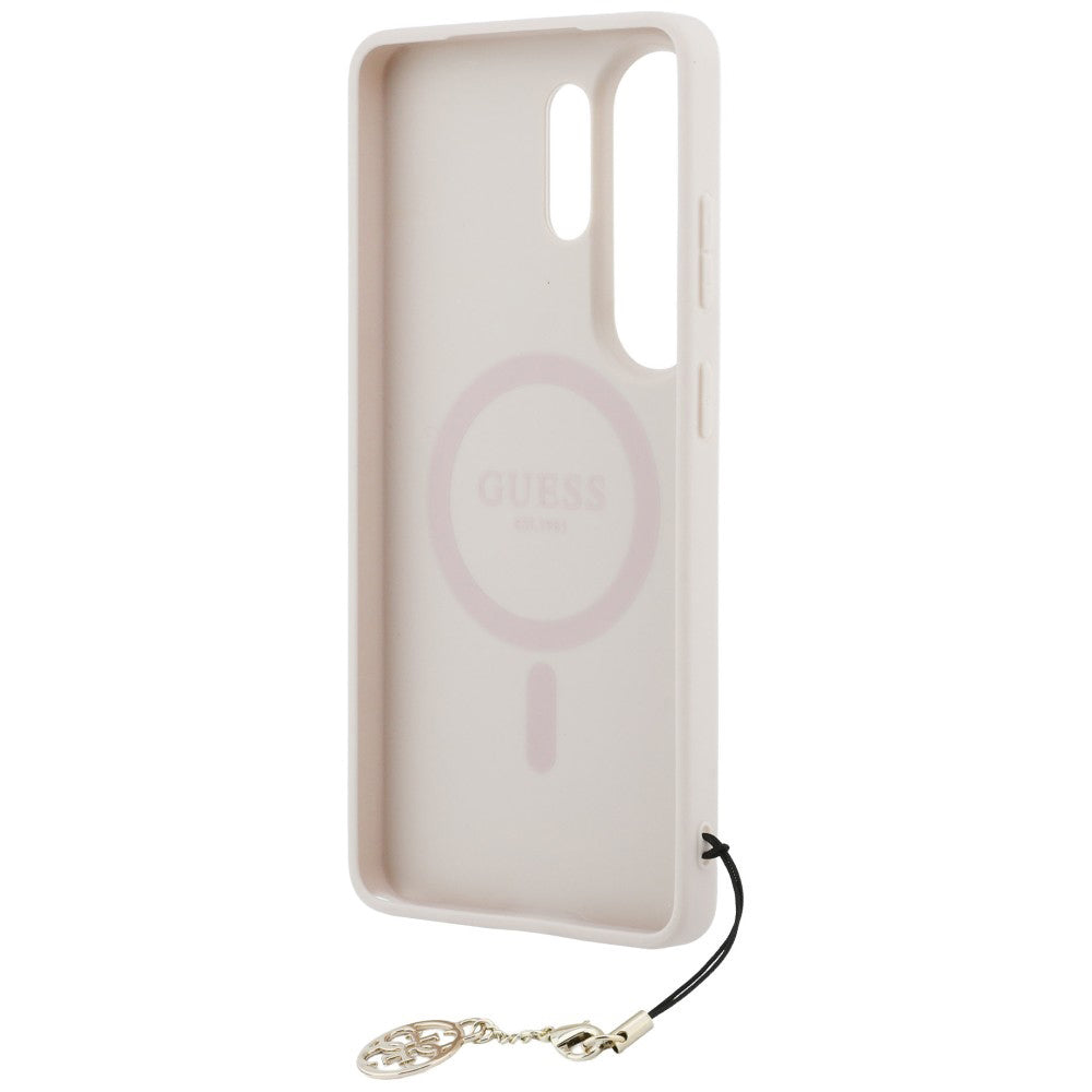 Case for Samsung Galaxy S26 Ultra S948, Guess, 4G Classic Logo Charm, Pink