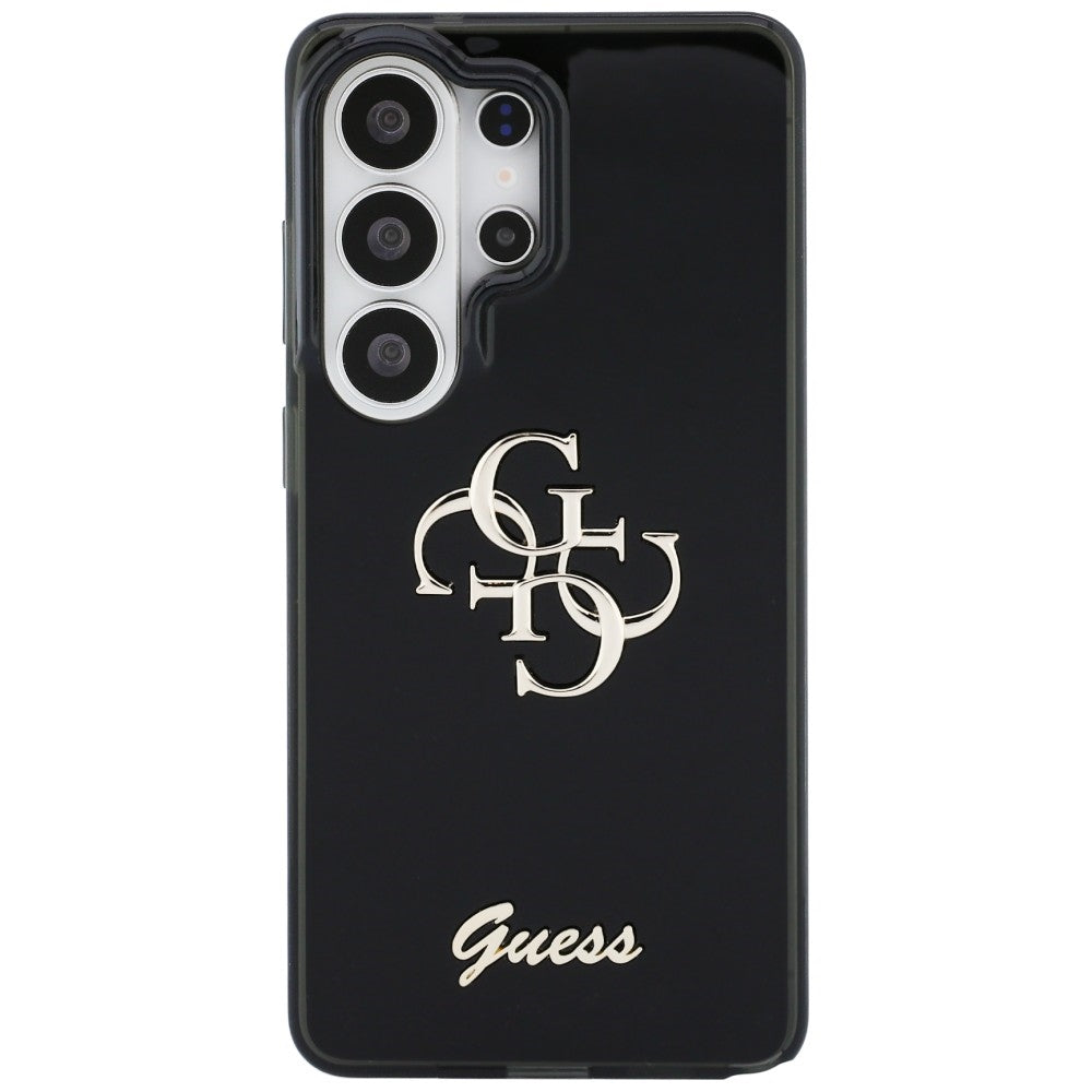 Hülle für Samsung Galaxy S26 Ultra S948, Guess, IML Big Metal 4G Script, Schwarz
