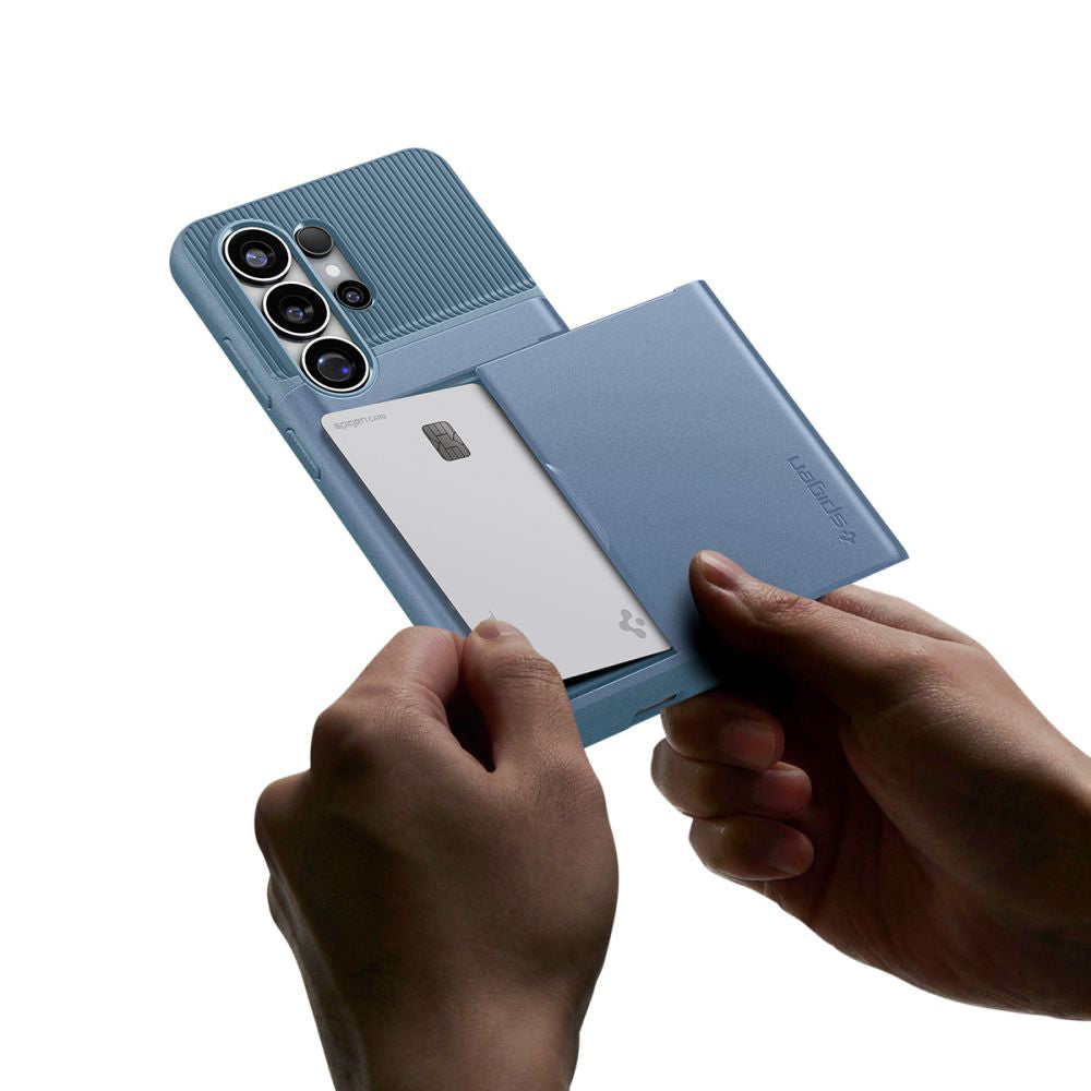 Hülle für Samsung Galaxy S26 Ultra S948, Spigen, Slim Armor CS, Blau ACS11225