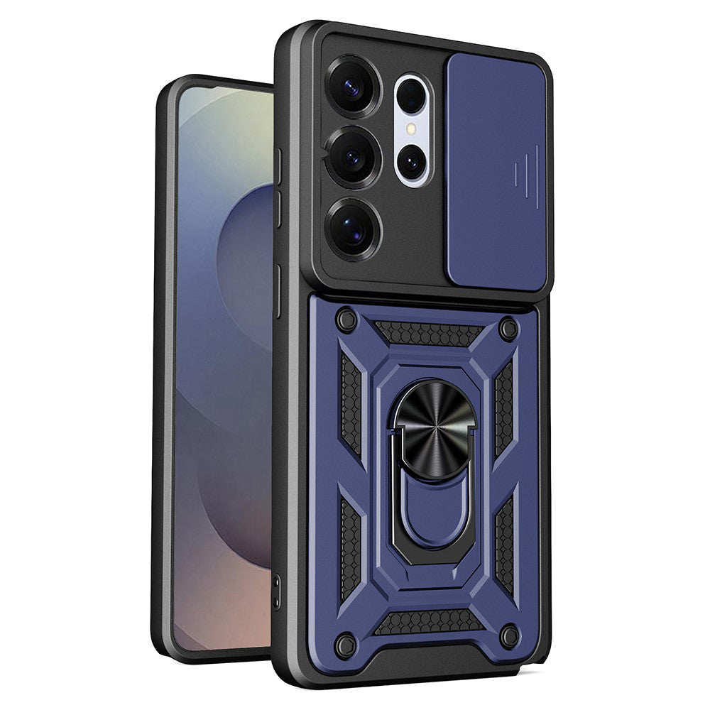 Hülle für Samsung Galaxy S26 Ultra S948, Techsuit, CamShield, Blau