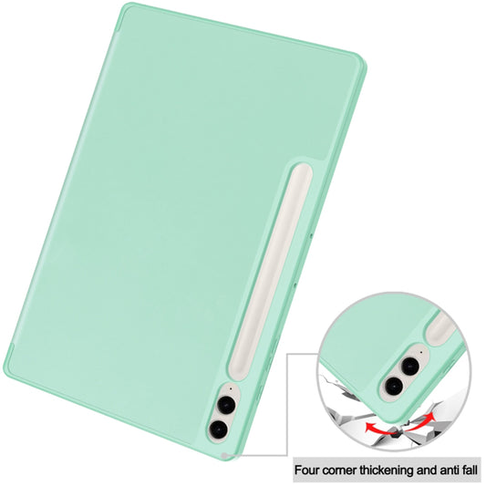 Hülle für Samsung Galaxy Tab S10 Ultra / Tab S9 Ultra, Techsuit, Flex Trifold, Grau