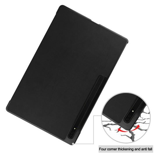Hülle für Samsung Galaxy Tab S8 Ultra, Techsuit, FoldPro, Schwarz