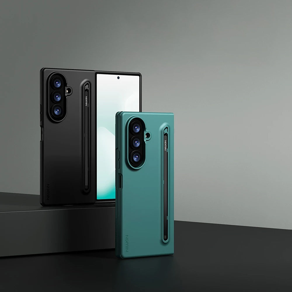 Hülle für Samsung Galaxy Z Fold8 Ultra F976, Nillkin, Flex Pure mit S-Pen-Halter, Grün