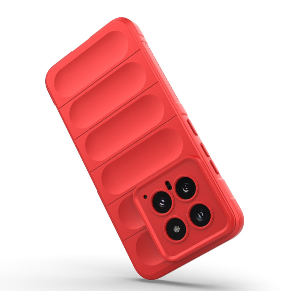 Case for Xiaomi 14, Techsuit, Magic Shield, Burgundy