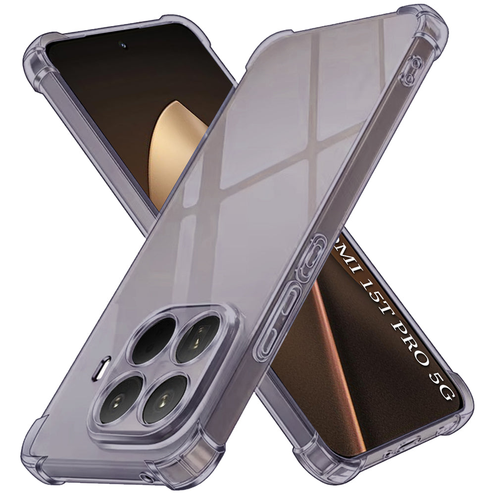Hülle für Xiaomi 15T Pro, Techsuit, Shockproof Clear, Schwarz