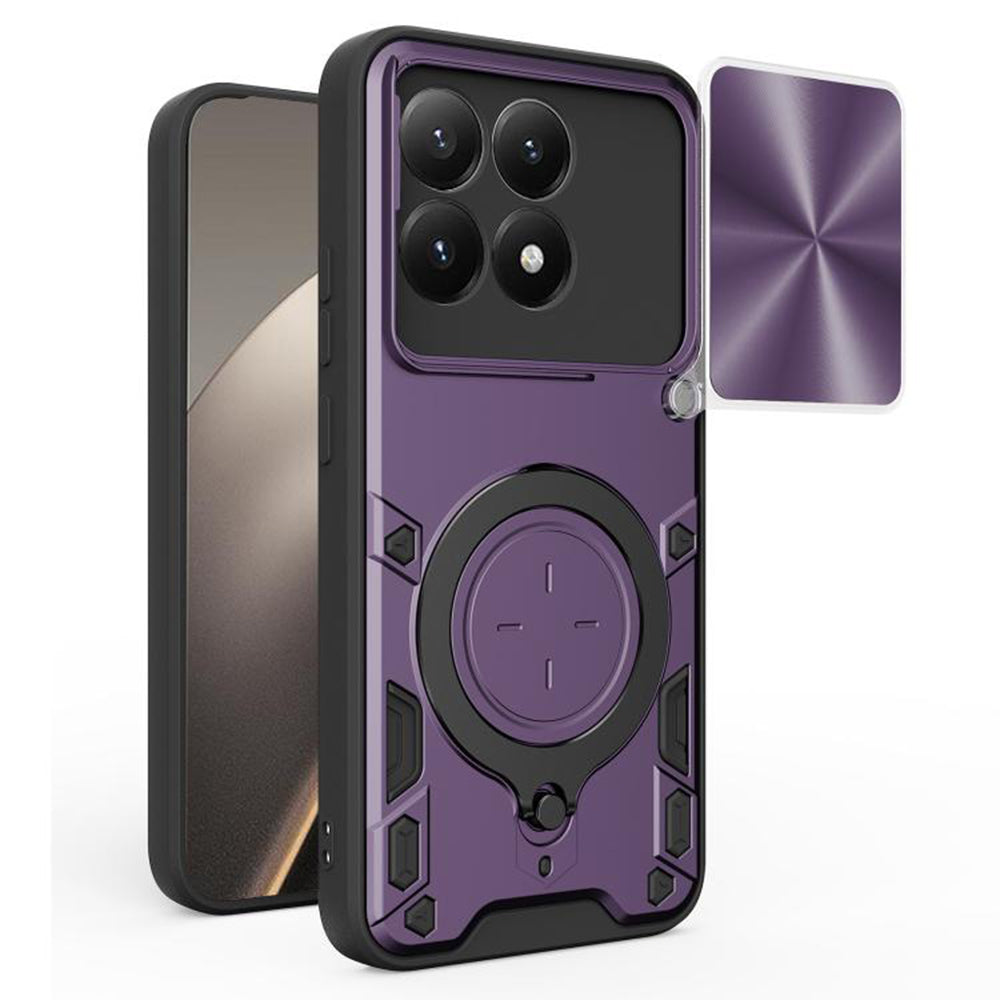 Hülle für Xiaomi 15T, Techsuit, CamGuard Pro, Lila